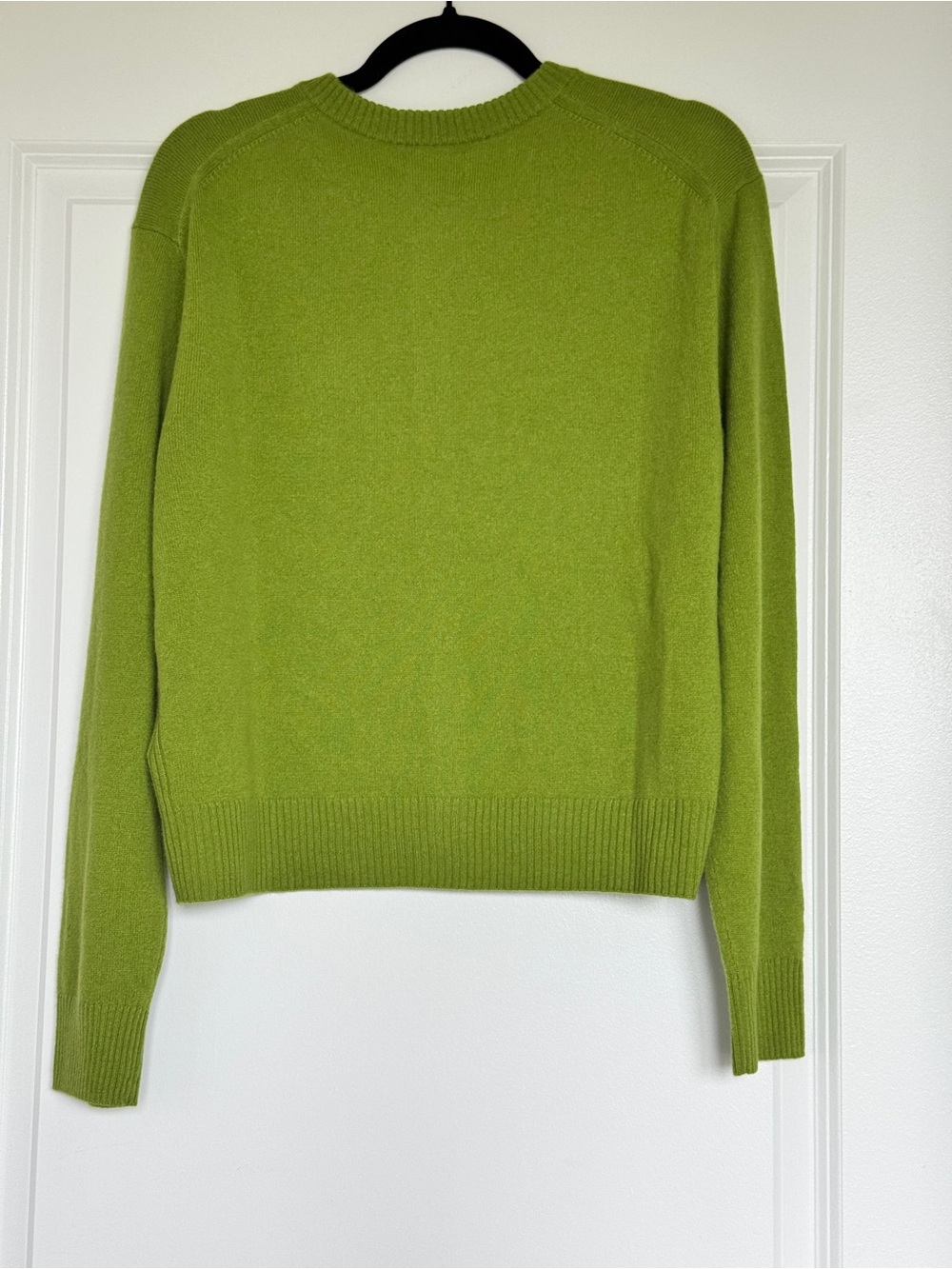 NWT! J. CREW Women's Perfect Cashmere Cardigan in August Peridot, Size Medium M - Picture 7 of 13